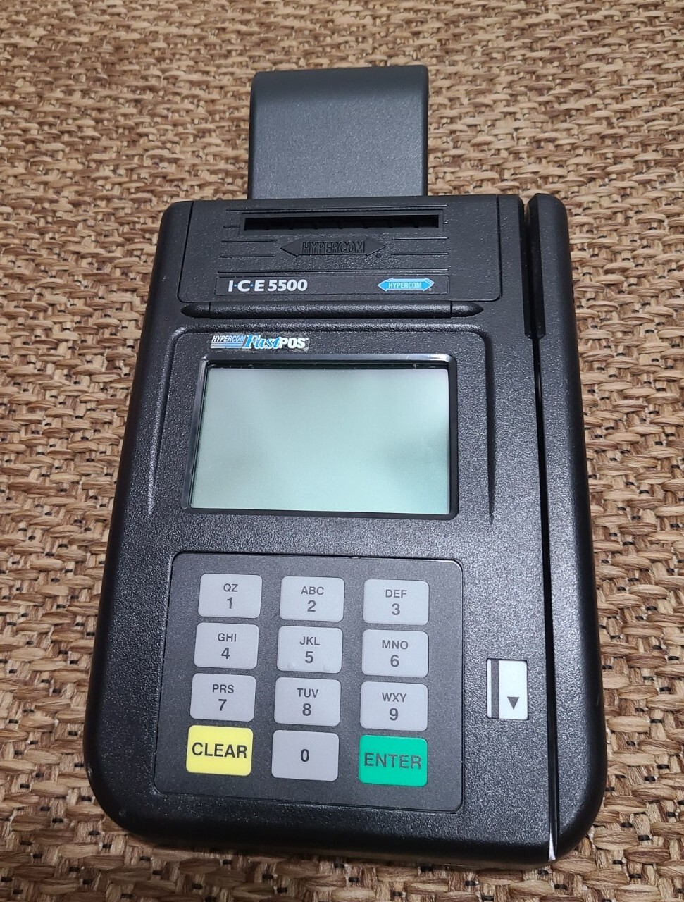 Lot Of 2 HYPERCOM T7 Plus & ICE 5500 Credit Card Machine