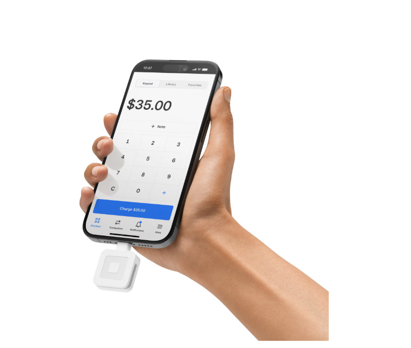 Square Reader for Magstripe USB-C Mobile Credit Card Readers Portable Compact