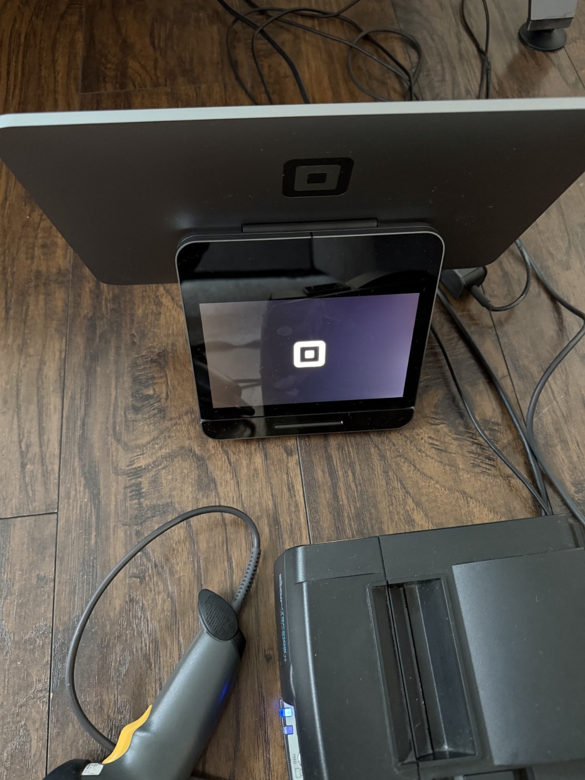 SQUARE REGISTER SPS1-01 WITH STAR TSPIII PRINTER AND SYMBOL BARCODE SCANNER