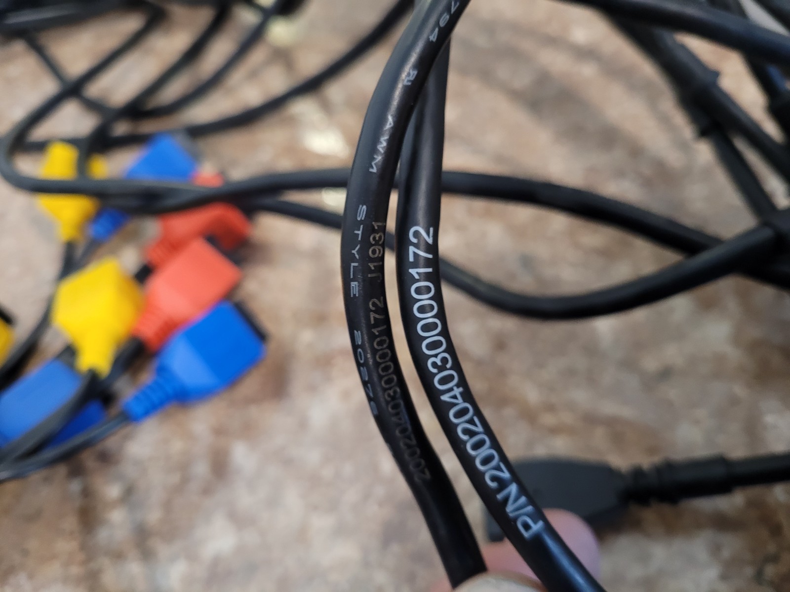 Lot of 8 PAX S300 Pigtail Adapter Hub Cable 200204030000172