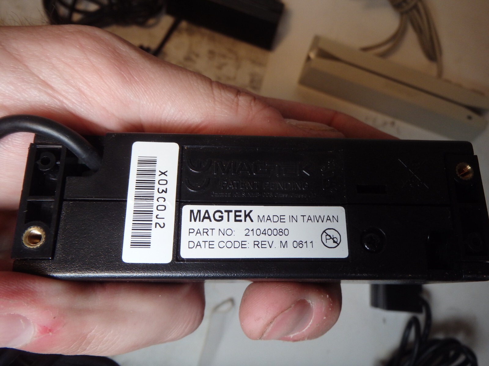 Lot of 5 Magtek Credit Card Swipe Readers 21040108/21040080/21088061