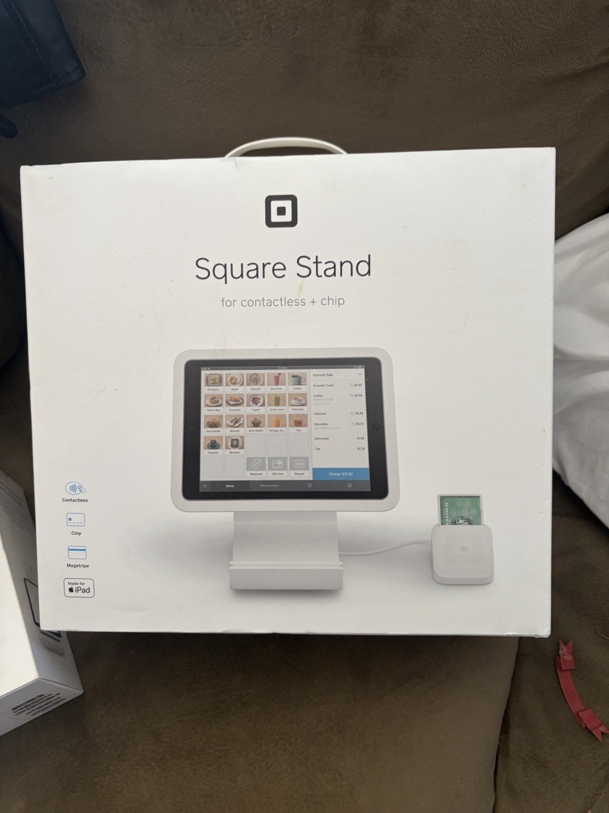Square Stand for iPad (1st Gen)Contactless & Chip Reader A-SKU-0273-08 Lightning