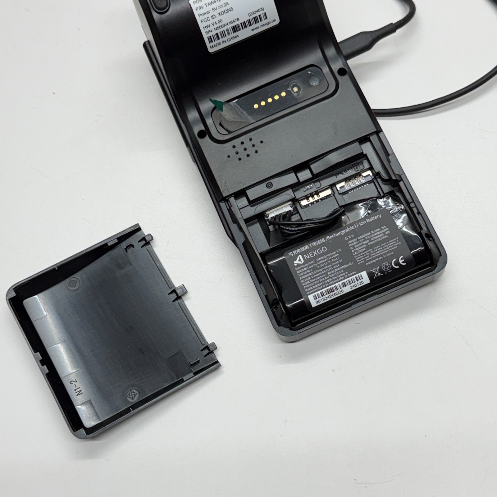 NEXGO N5 LTE BLACK POS CARD TERMINAL – AS-IS – LOCKED