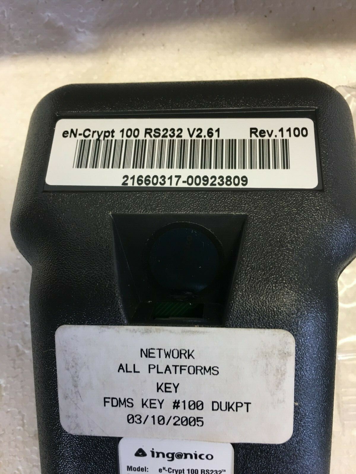 eN-Crypt 100 RS232 V2.61 Retail POS Credit Card Pin Pad