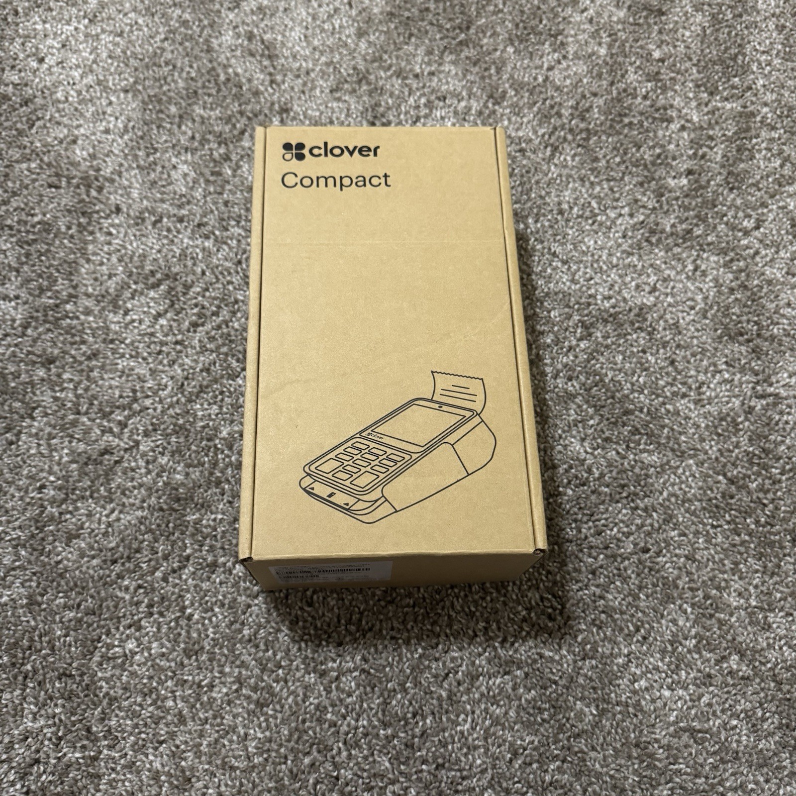 Clover Compact C801 Wired Credit Card Terminal/Reader