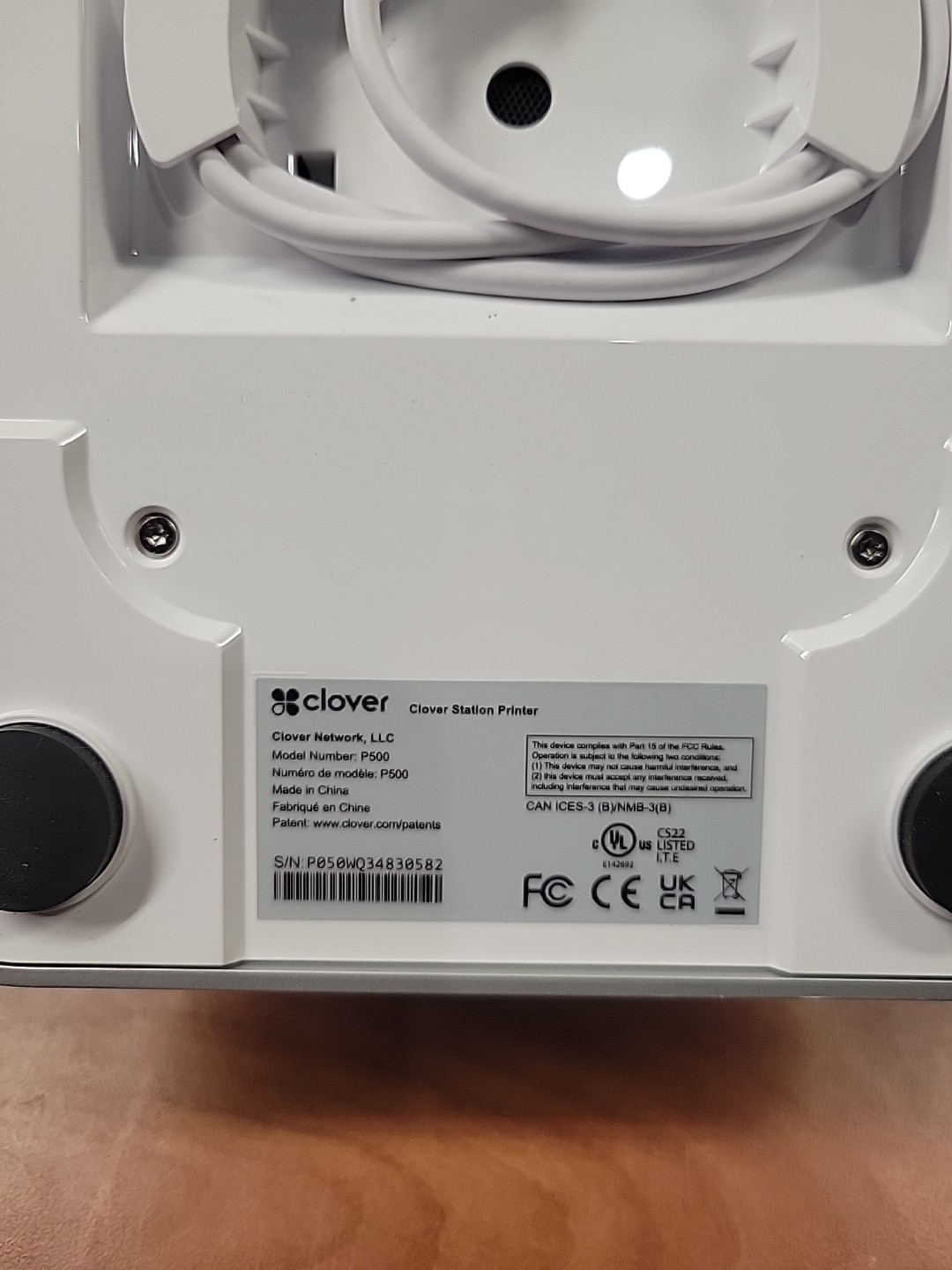 Clover Station P500 USB-C Thermal Receipt Printer