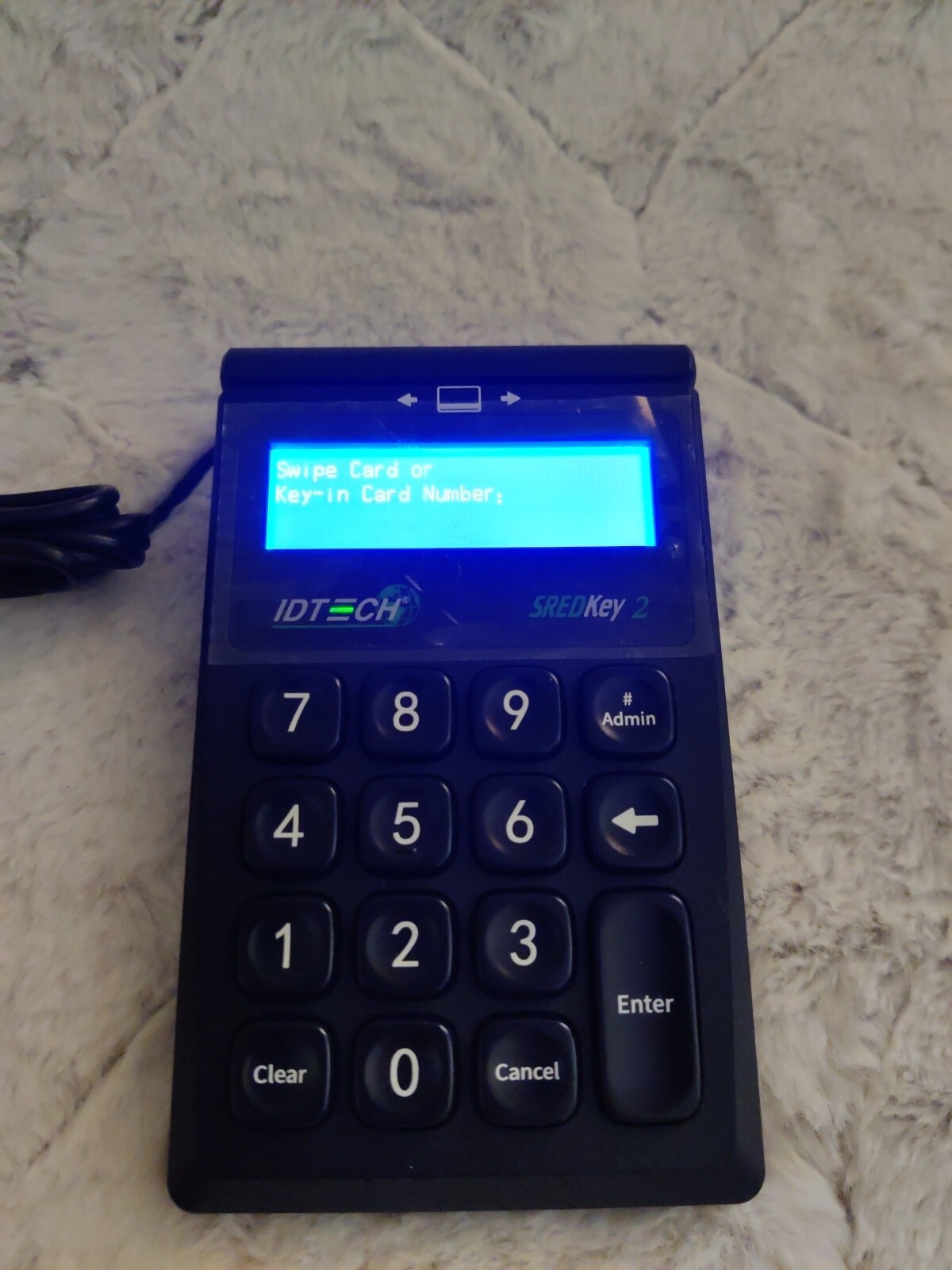 ID TECH SREDKey 10-Key Keypad with MagStripe Reader IDSK2-534E *NOB*