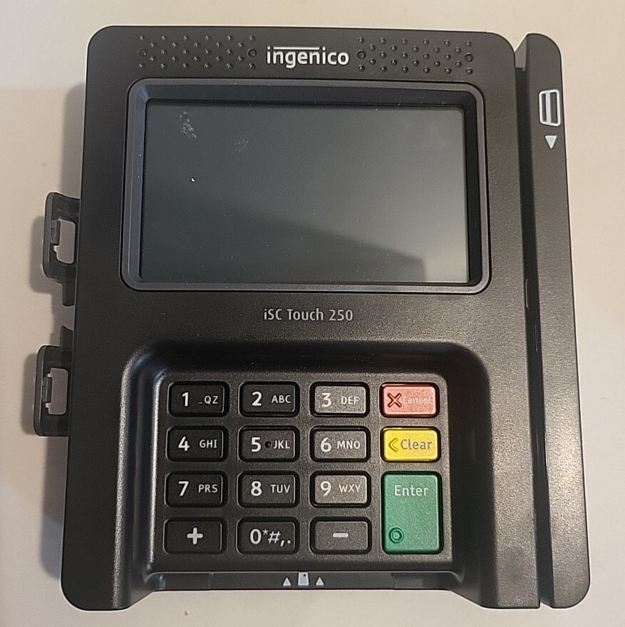 Lot Of 4 Ingenico ISC250 POS Credit Card Touch Terminal
