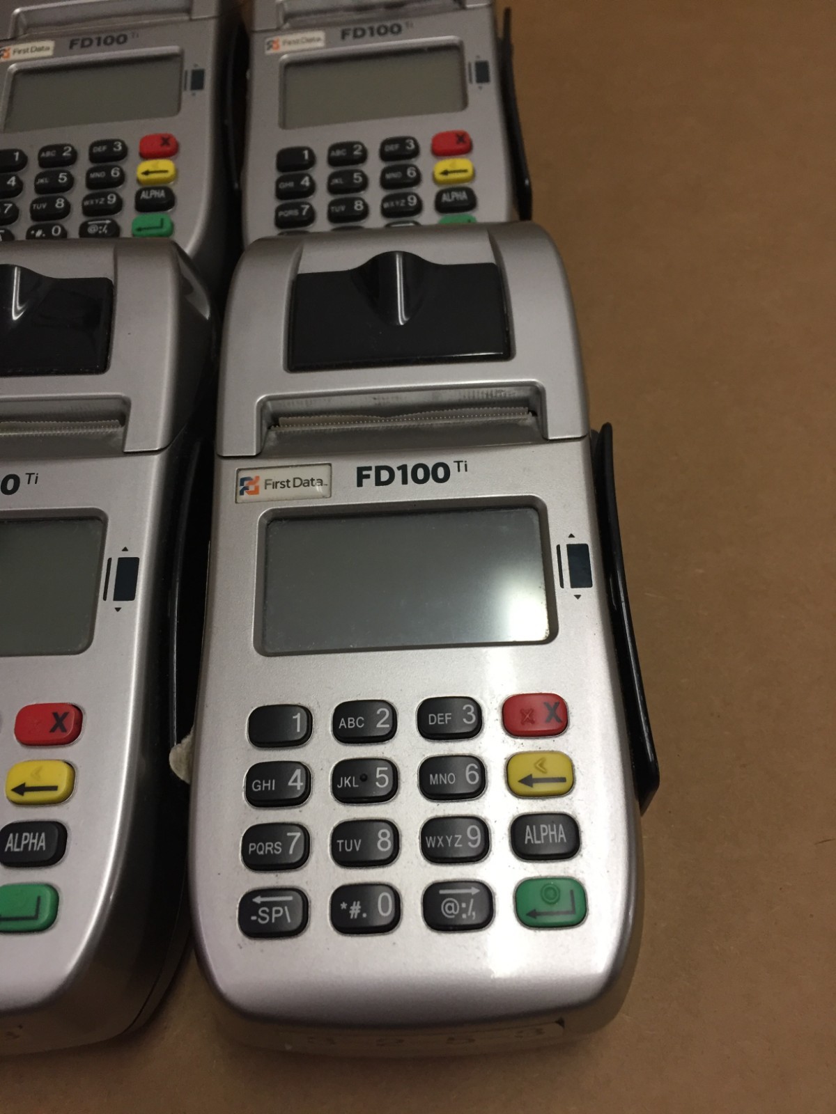 Lot of 12 First Data FD100Ti Credit Card Terminal Reader