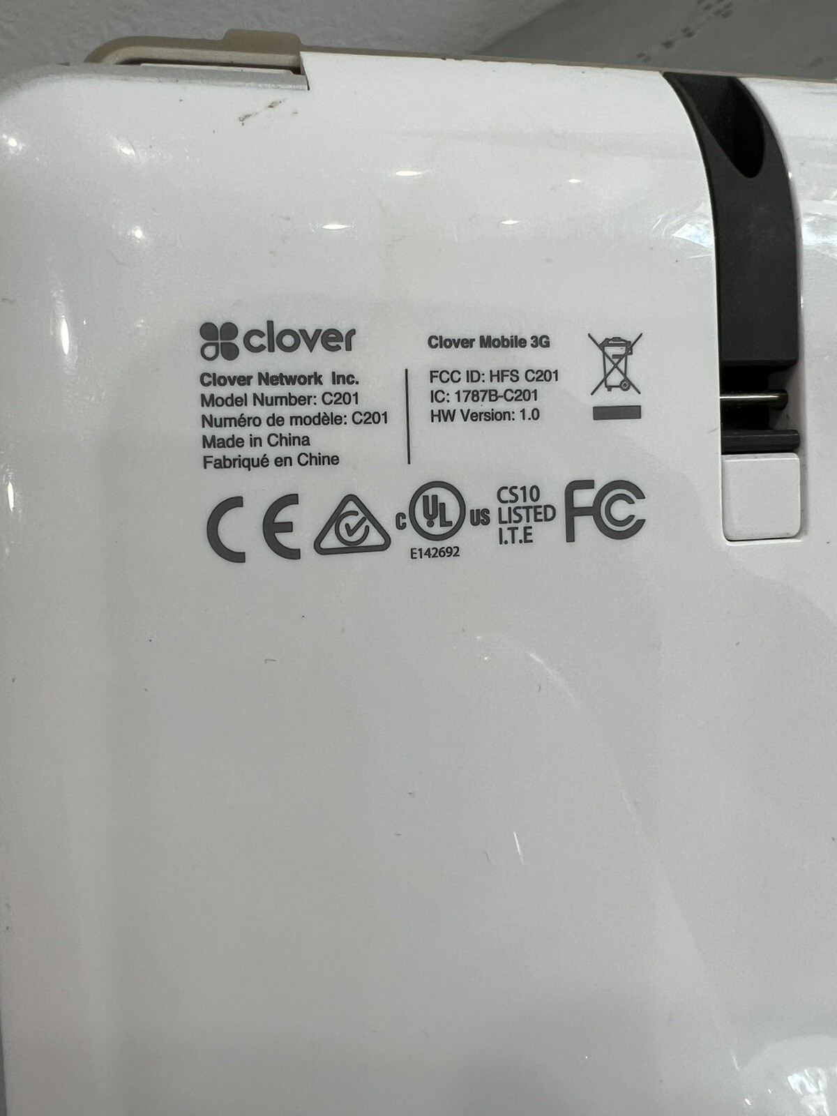 Clover Mobile Station C201 mobile dock AS IS