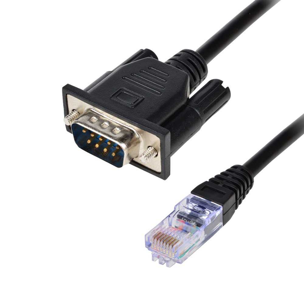 PAX S80 PC Download cable DB-9 RS232 Male to RJ45 jack original Cable**