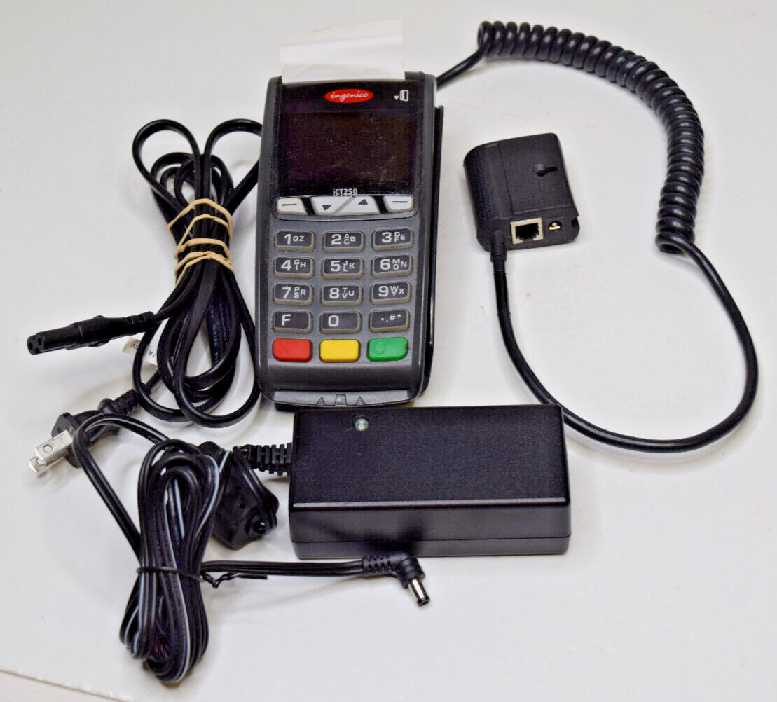 Ingenico iSC Touch 250 Payment Terminal with cord/cable