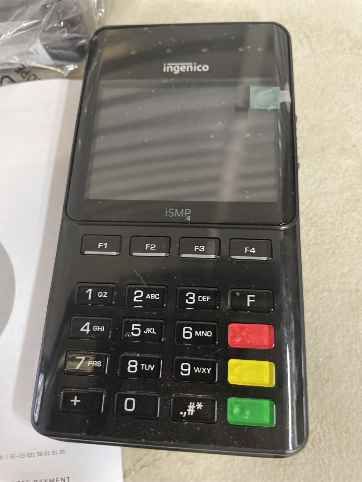 Ingenico iSMP4 Bluetooth Credit Card Terminal Reader