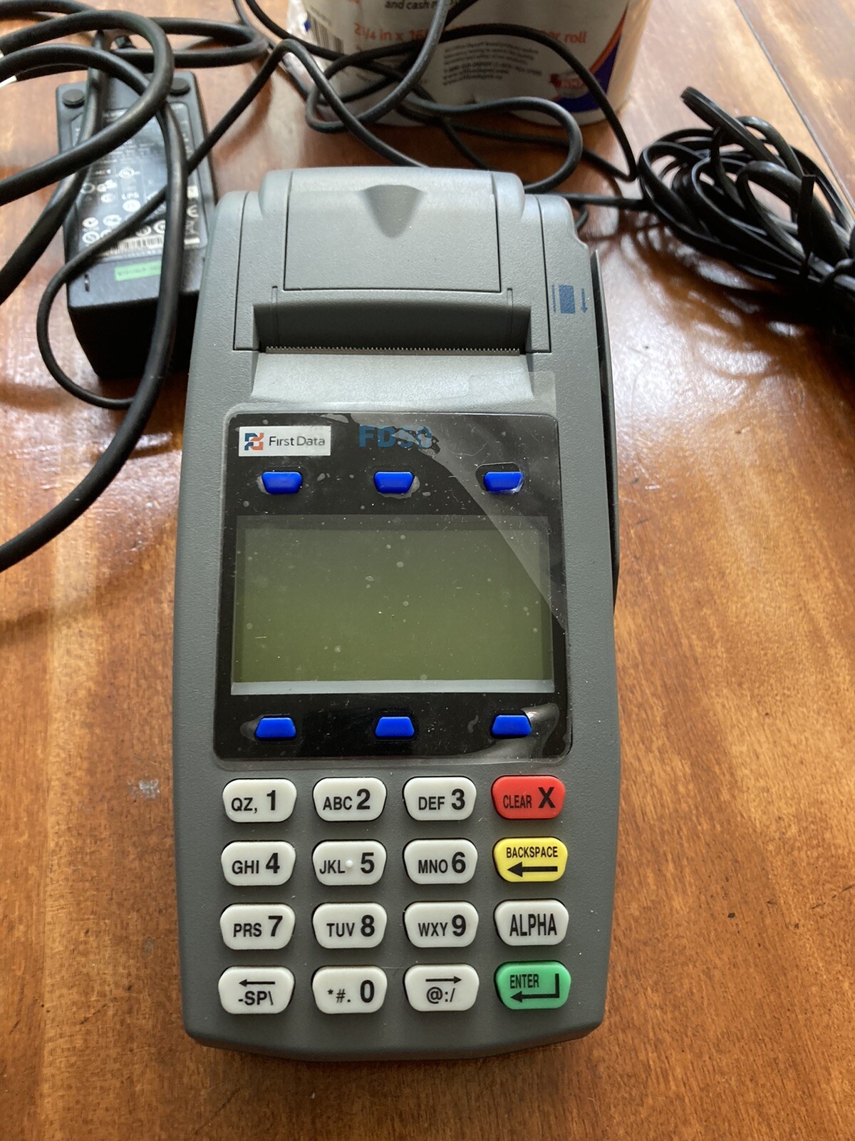 First Data FD-50 Thermal Print Credit Card Machine
