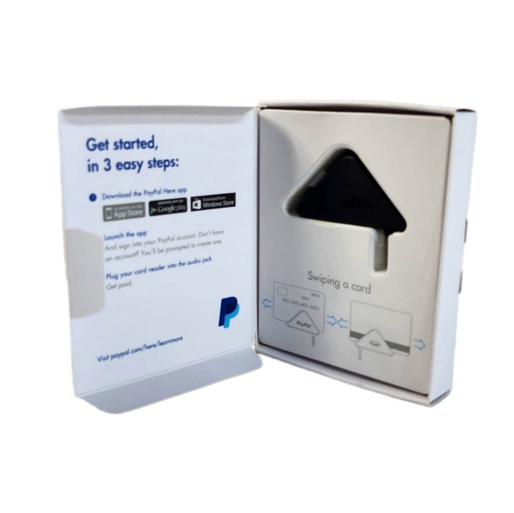 PayPal Mobile Payment Card Reader Compatible W/ iOS Android Windows Devices 