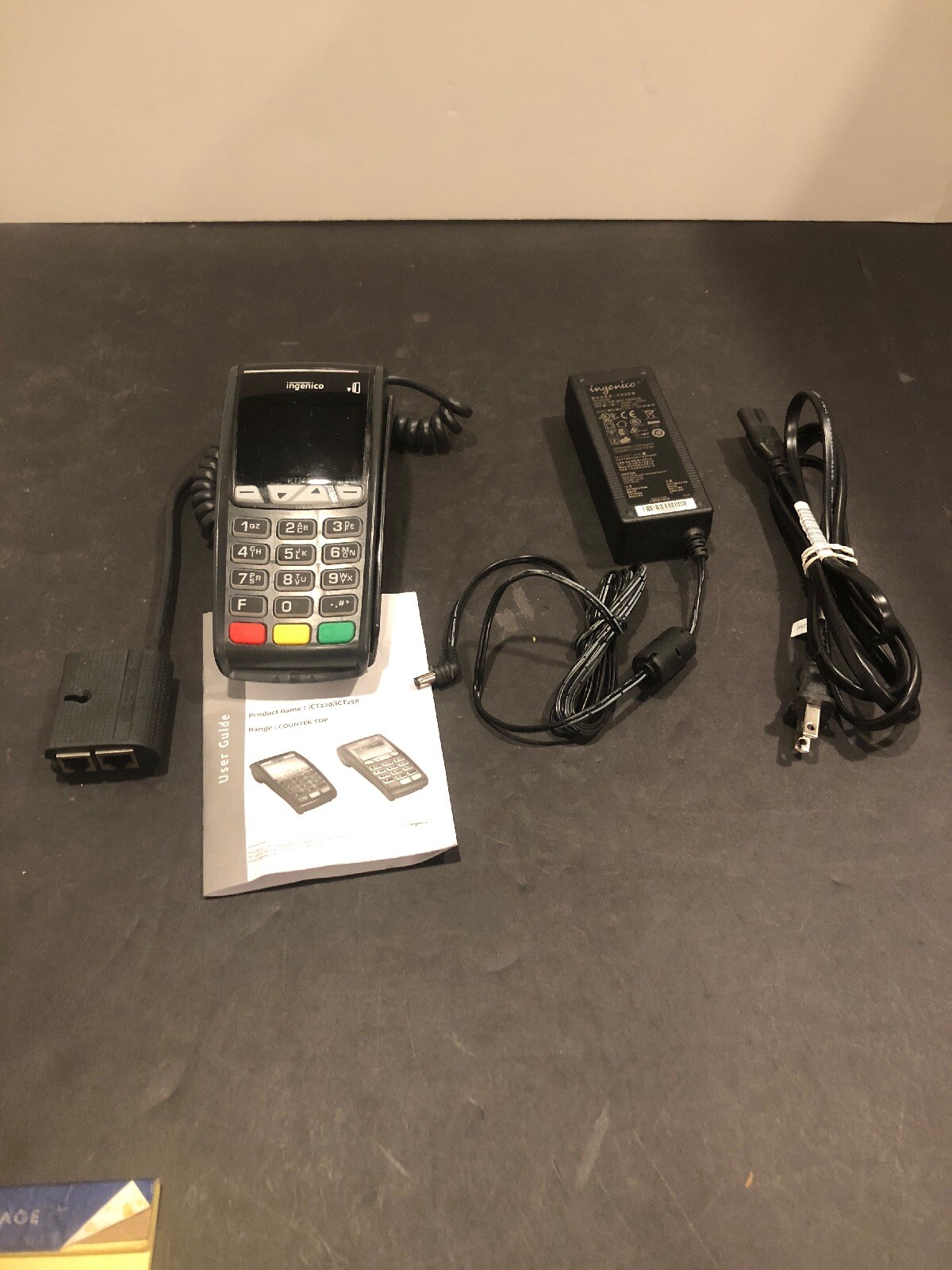 INGENICO ICT250 CREDIT CARD Swipe /Chip Reader Processing TERMINAL –