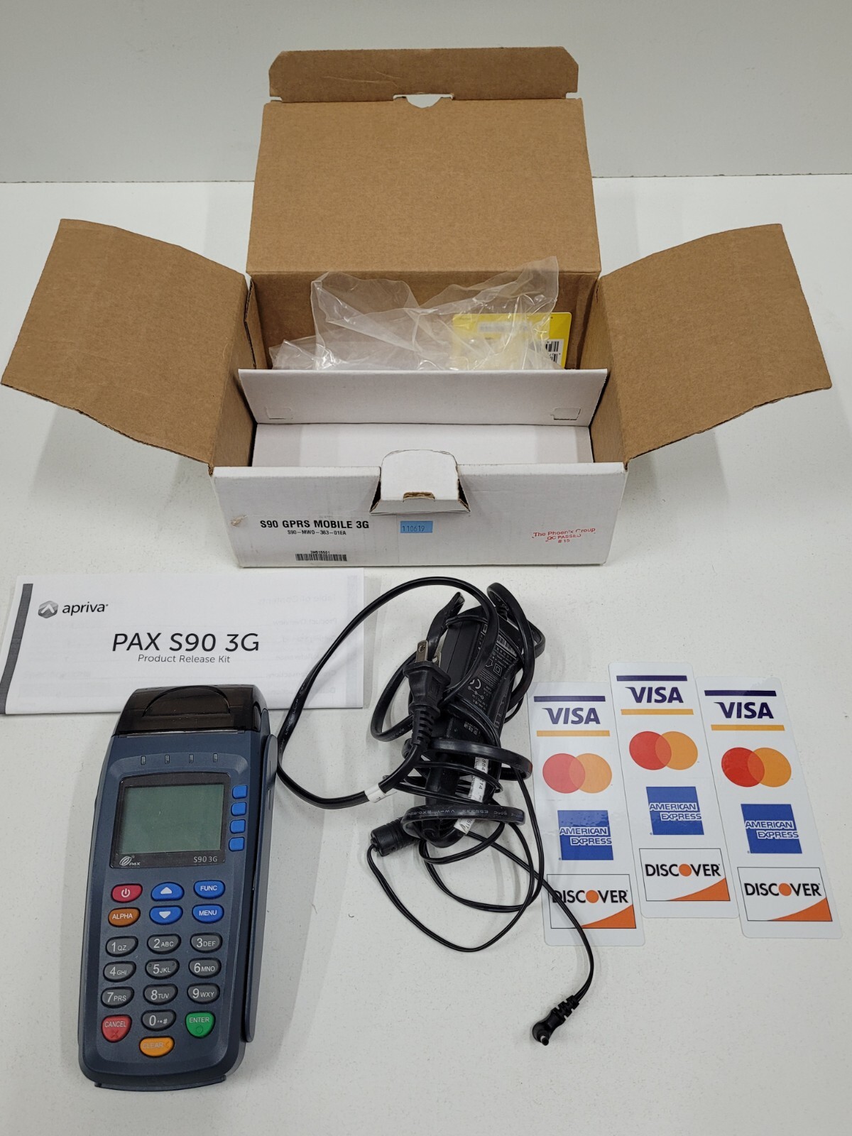 Pax S90 Wireless 3G Mobile Credit Card Reader Payment Terminal