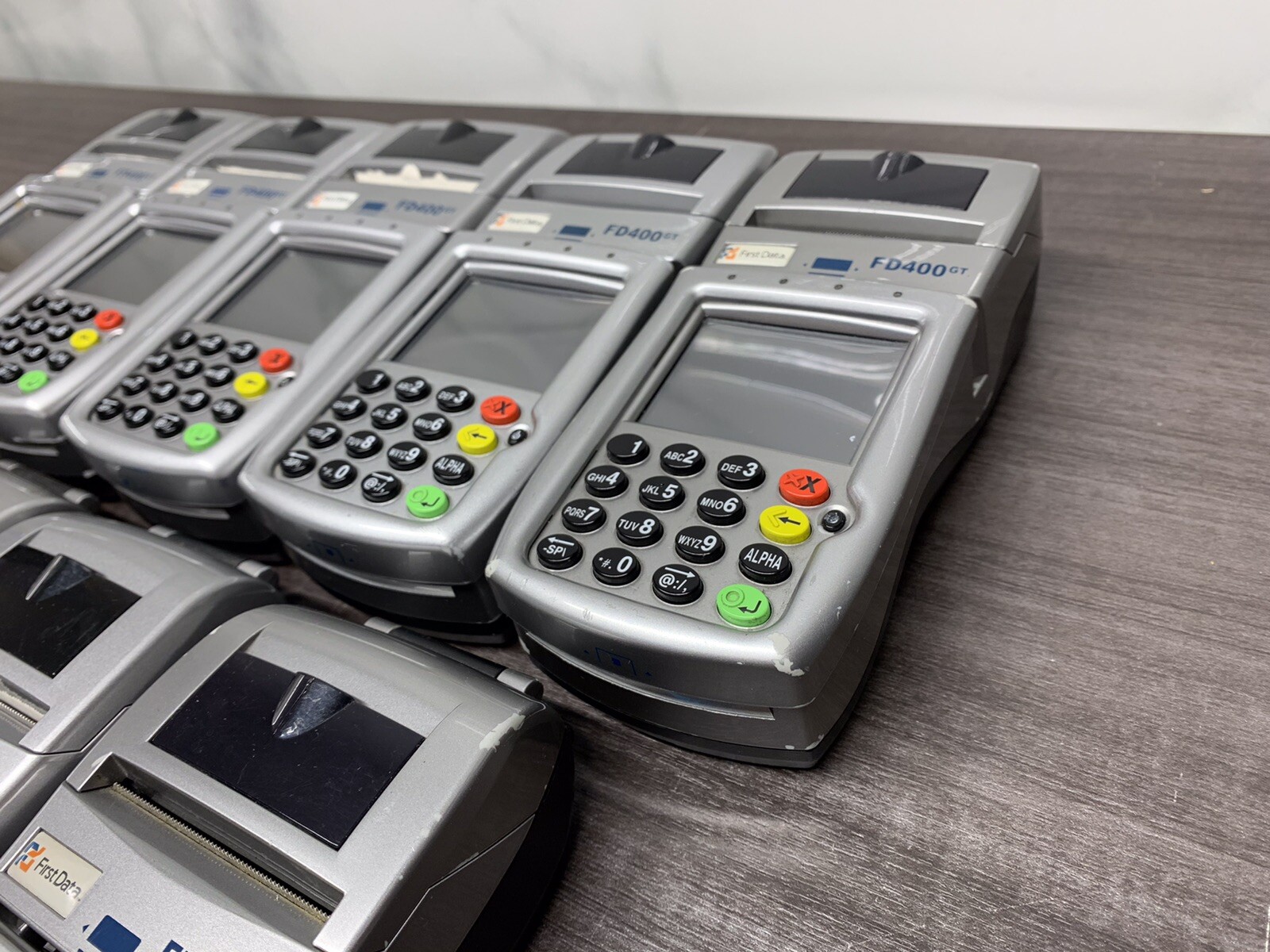 LOT OF 9* First Data FD400 GT Card Reader | Card Terminal | #Z77