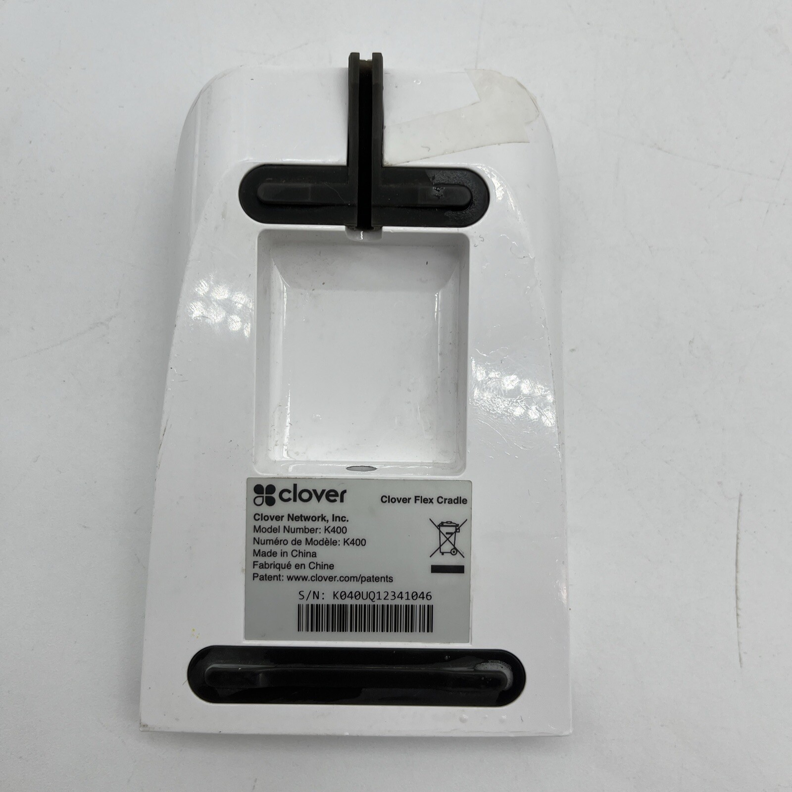 Clover K400 Flex Charging Cradle Base ONLY No Cords