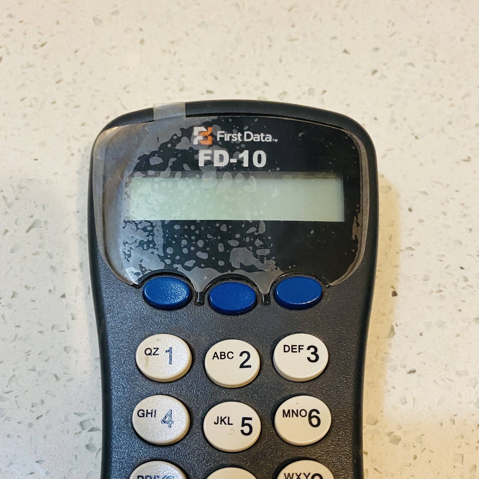 First Data FD-10C Pin Pad Credit Card Terminal Reader