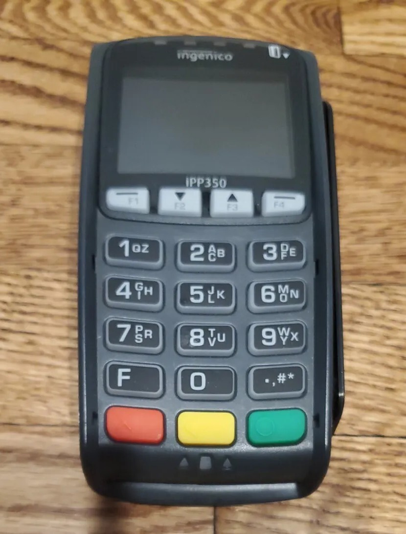 Ingenico iPP350 Black LCD Display 15-Keys Magstripe USB Powered Payment Terminal