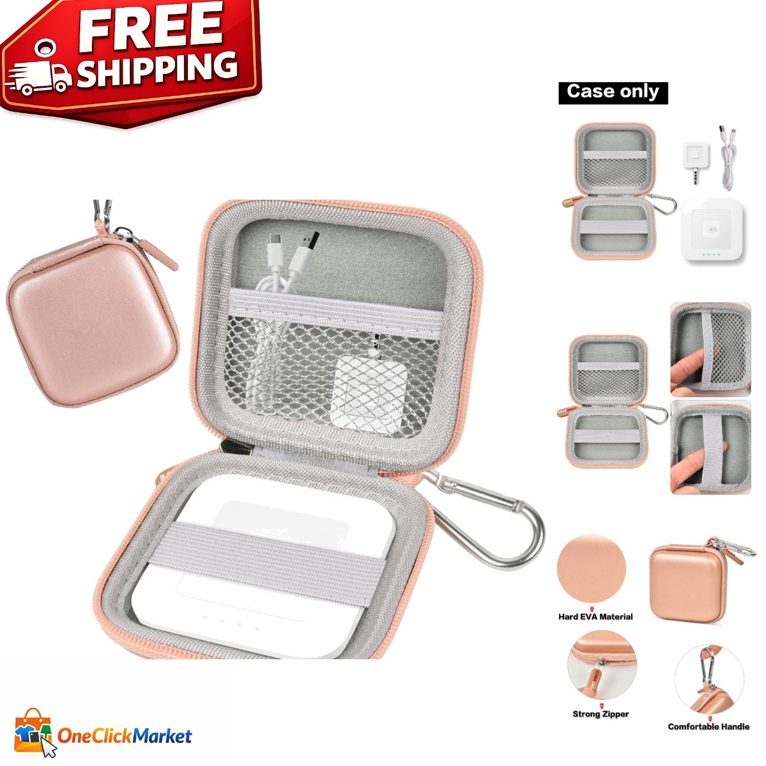 Hard EVA Card Reader Case for Square Readers – Shockproof & Stylish