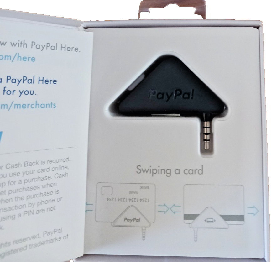 PayPal Mobile Credit Card Reader Swiper For iPhone and Android