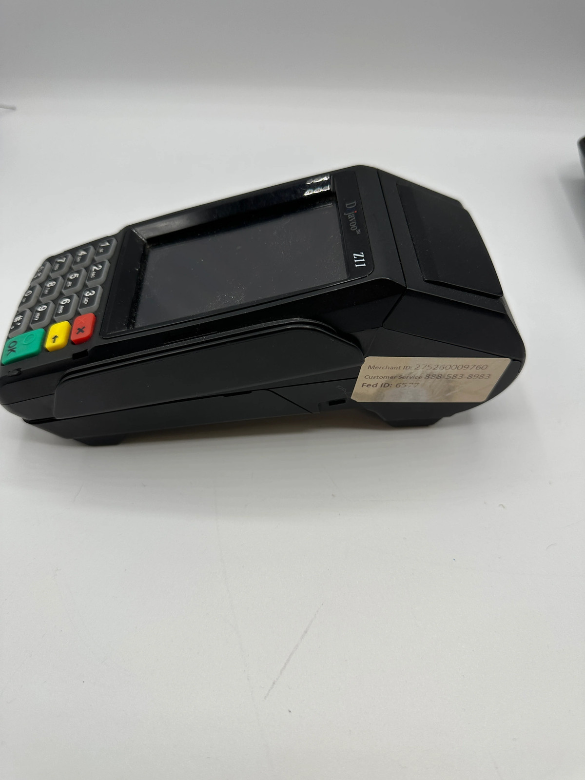 Preowned D JAVOO Z11 Credit Card Terminal Reader VEGA 3000