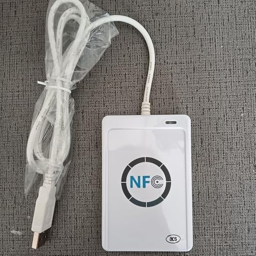 NFC Reader Writer + 5 NTAG213 NFC Tags + Free Software – Fast Data Transfer
