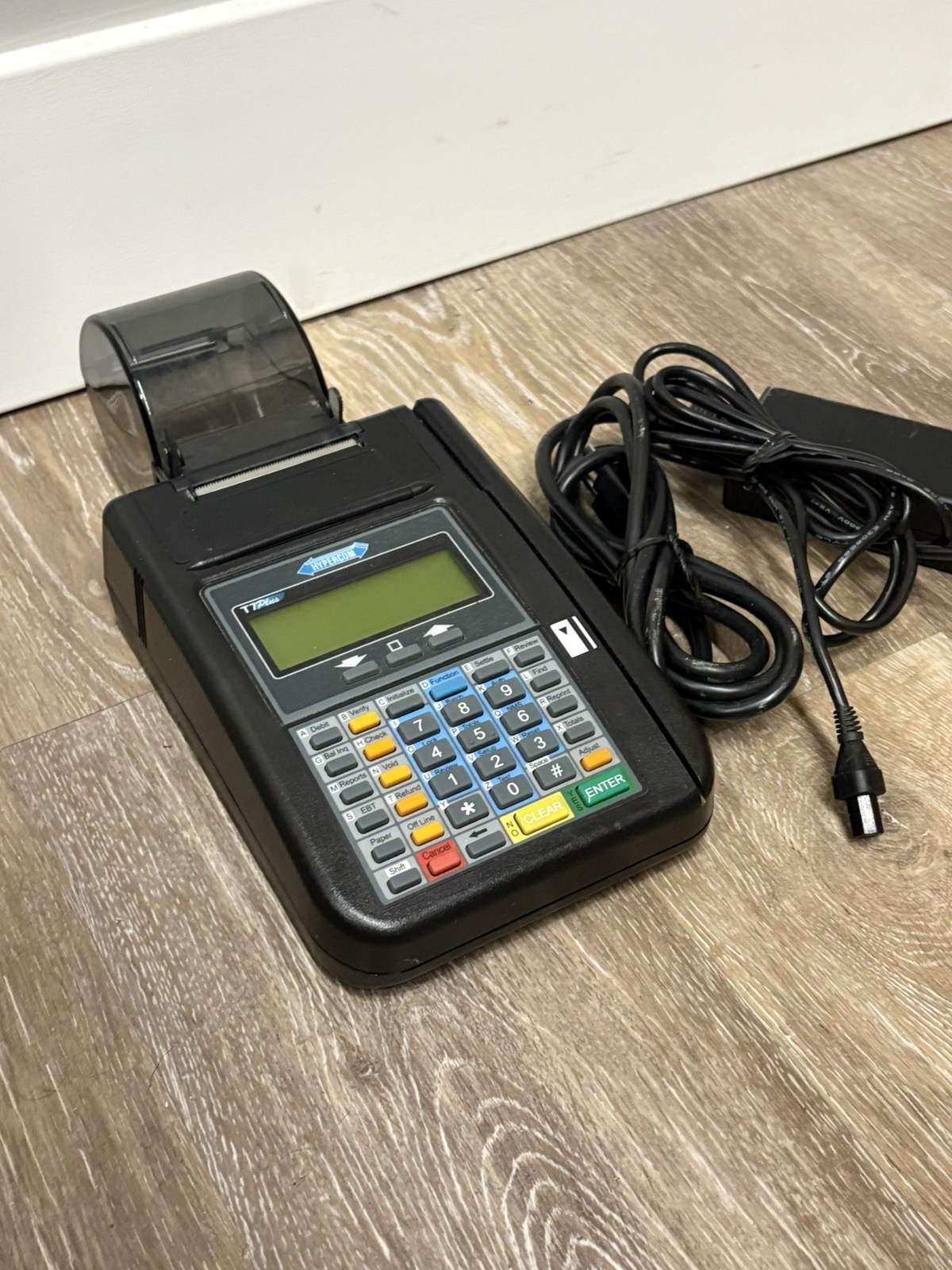 Hypercom T7Plus POS PIN Credit Card Terminal INCLUDES POWER SUPPLY