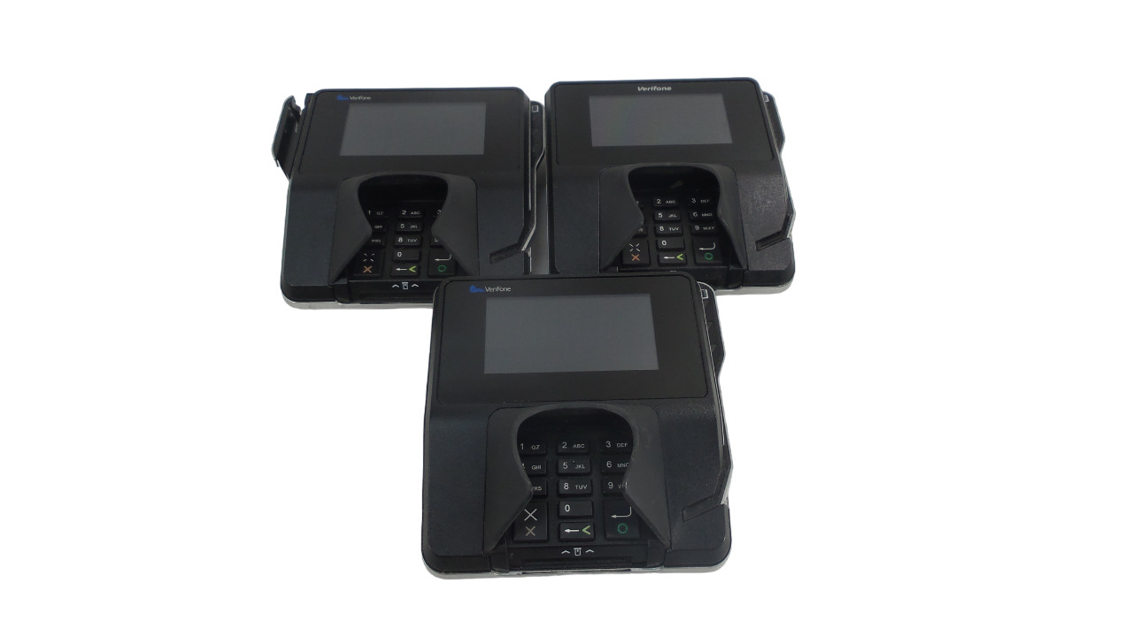 Lot of 3 VeriFone MX915 Credit Card Payment Terminal MX900-03 – Free Shipping