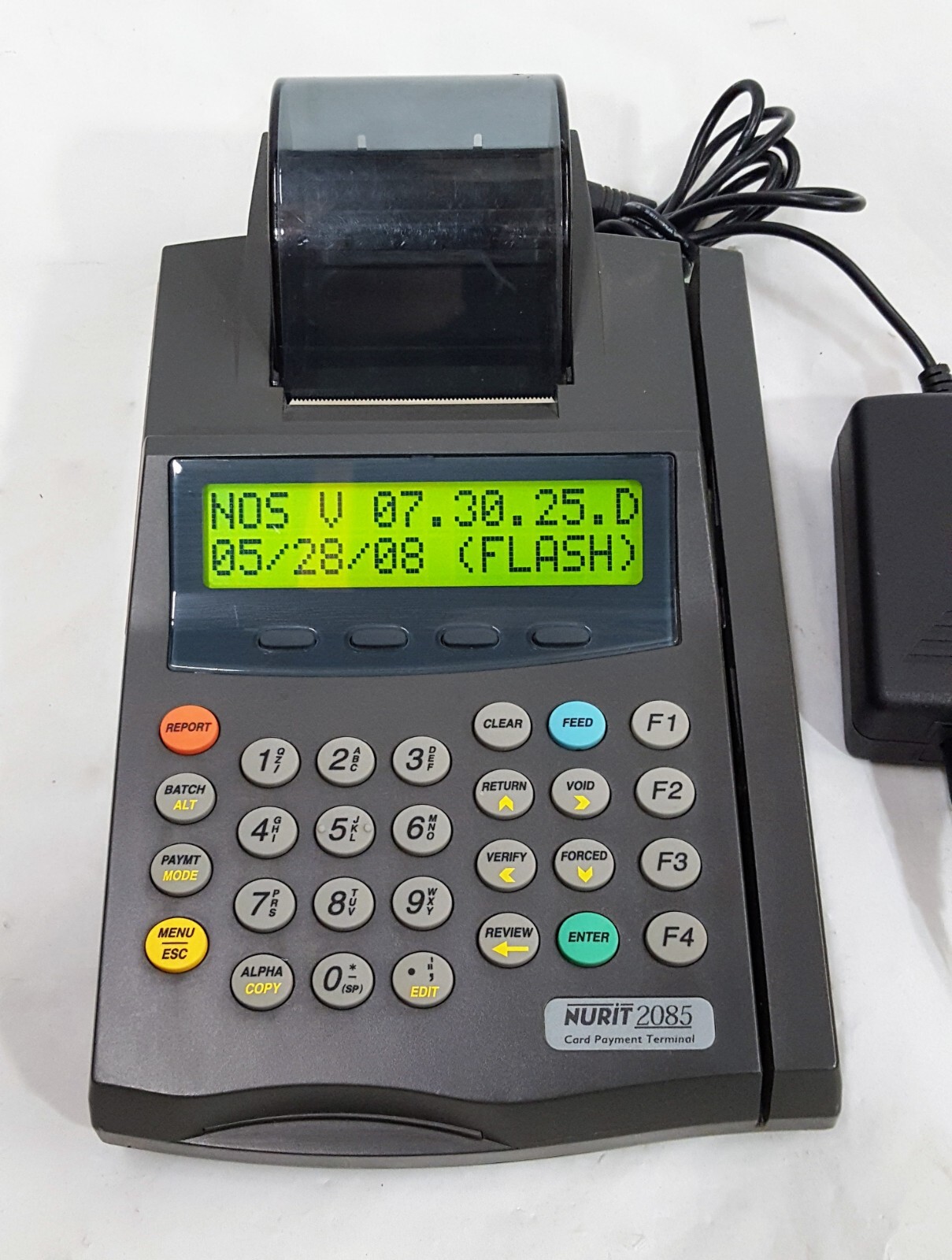 VeriFone Nurit 2085 POS EDC Credit Card Payment Processor Terminal Machine