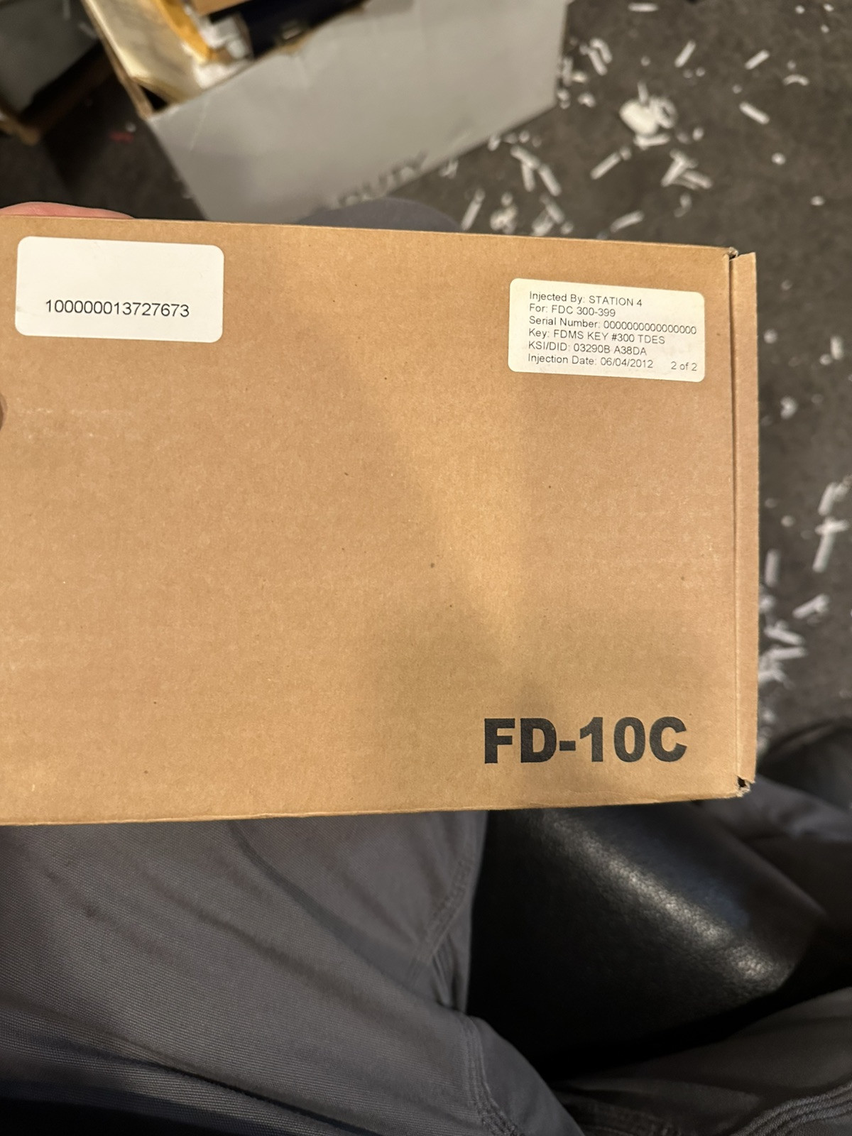 First Data FD-10C Pin Pad Credit Card Terminal Reader