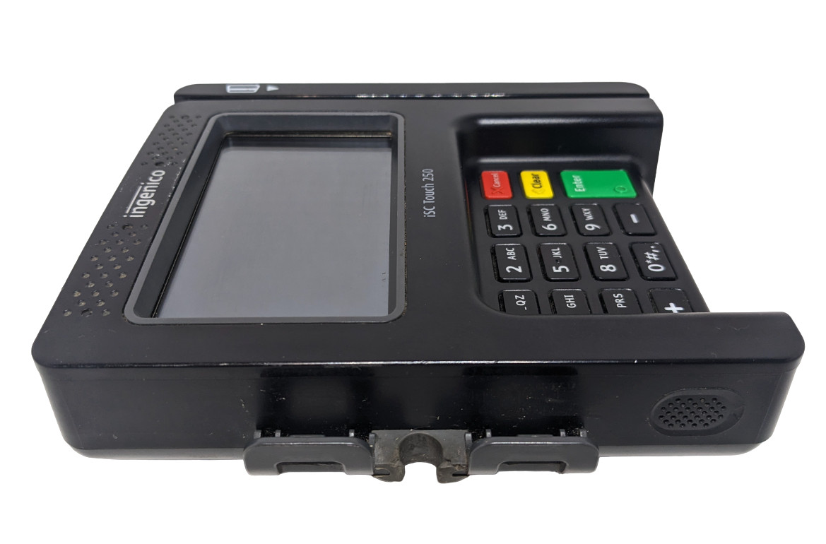 Ingenico ISC Touch 250 Payment Terminal (ISC250) – Black- Untested- Good Cond
