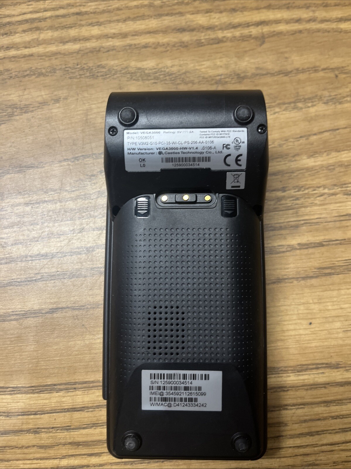 Dejavoo Z9 VEGA3000 WiFi / 4G Credit Card Payment Terminal