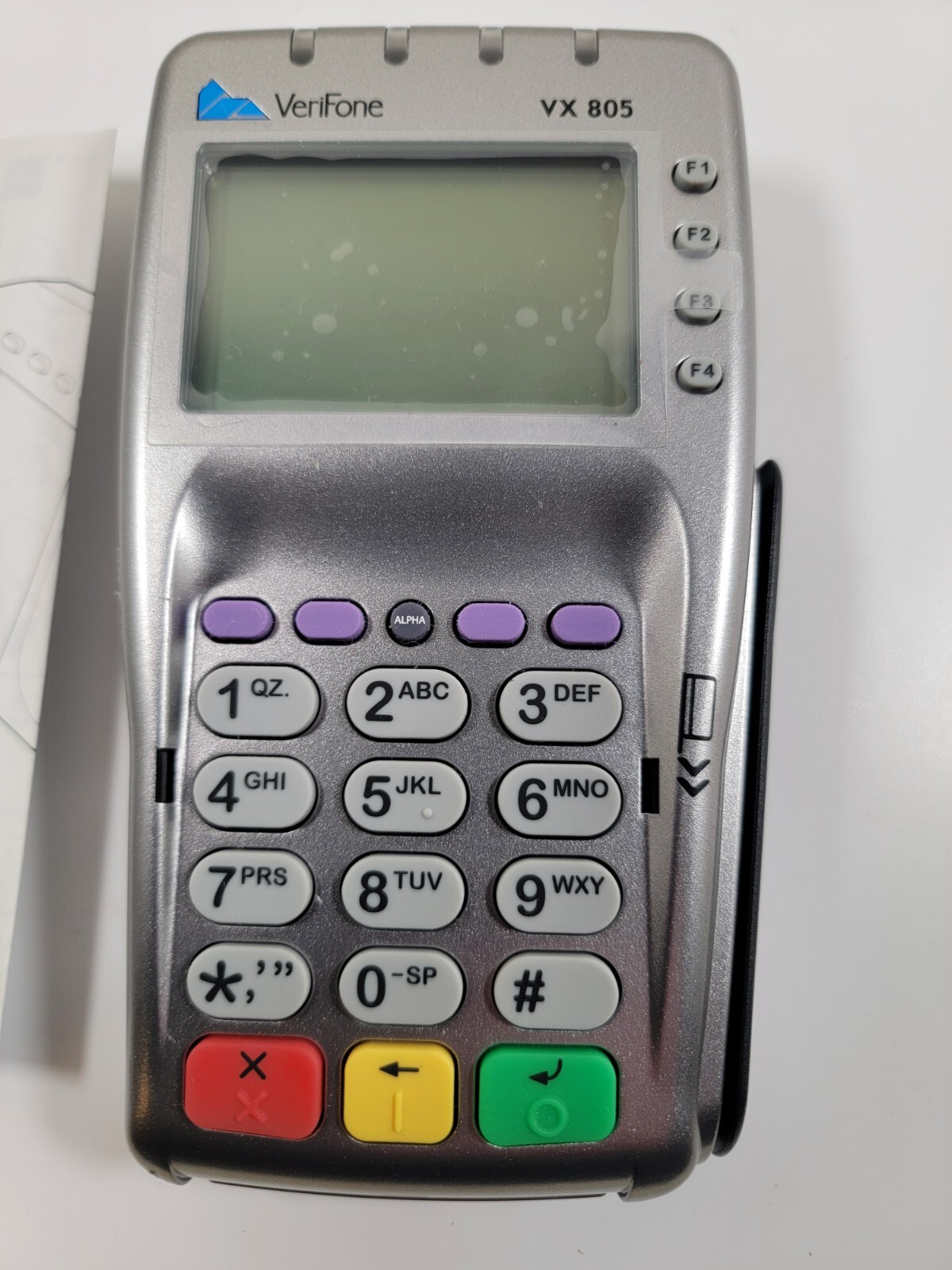 Verifone VX-805 Pin Pad Card Reader 160mb Keypad