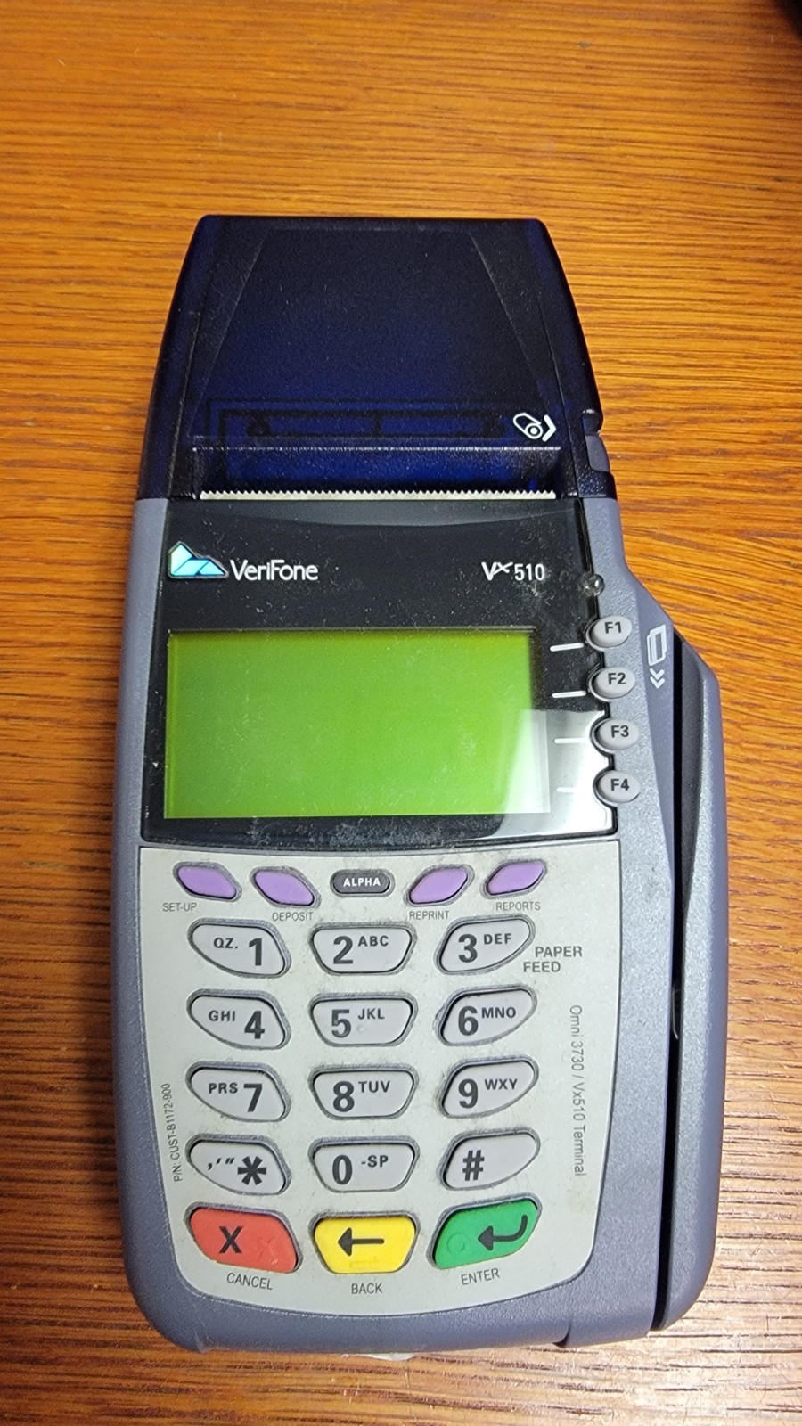VERIFONE VX510 CREDIT CARD OMNI 5100 ( No Power cables )