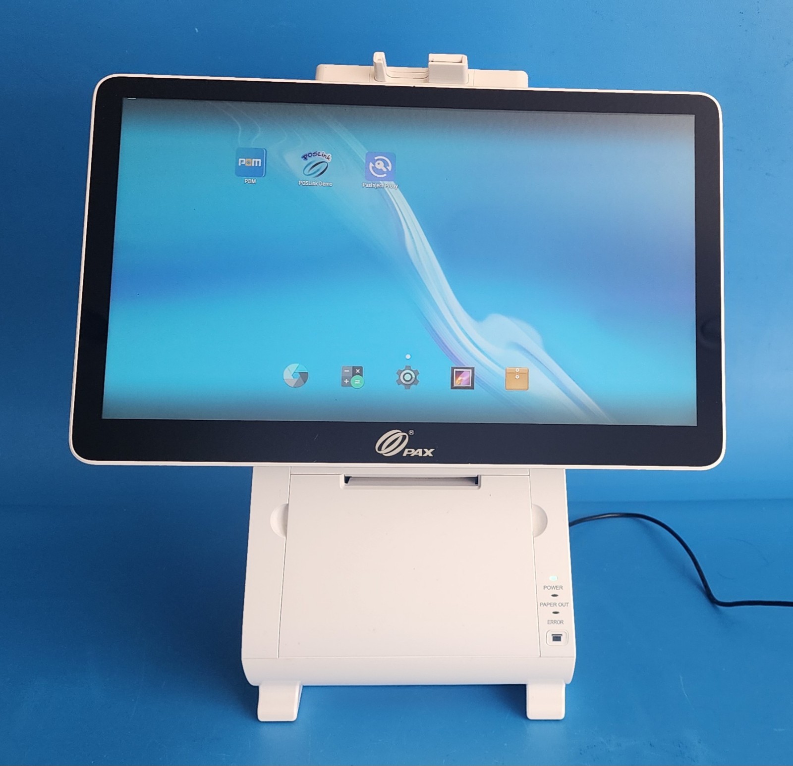 PAX E800 All-in-One Android-Based POS – E800-A4222-1431-501-EA – PED TAMPERED!