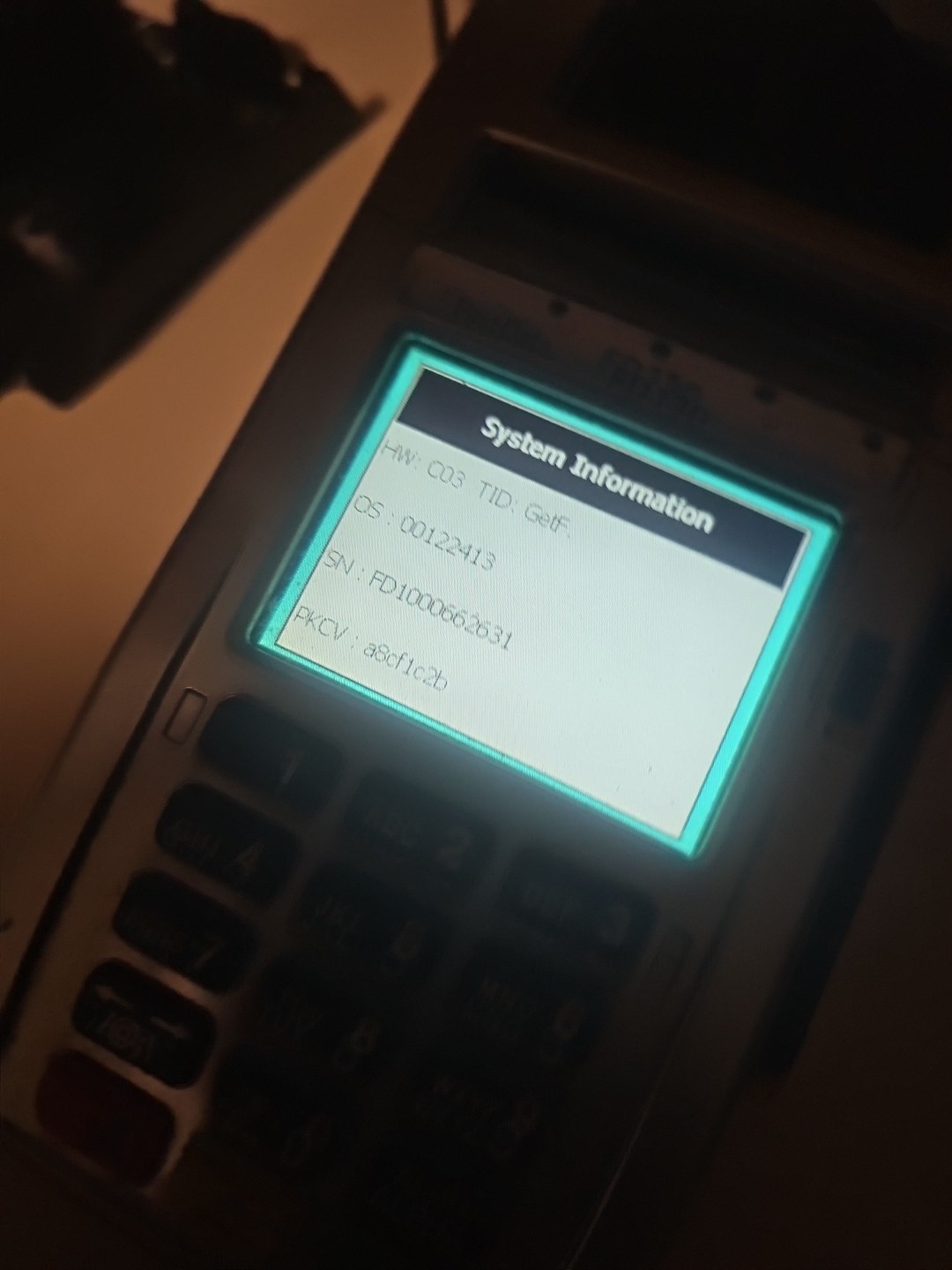 First Data FD130DUO Credit Card Machine