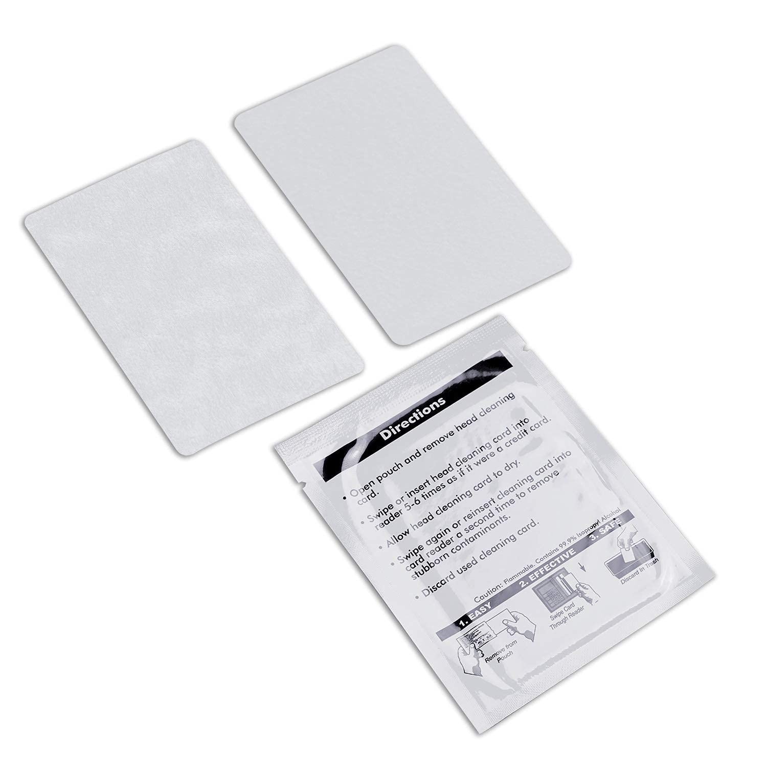cleansky CR80 Cleaning Cards, Dual Side Card Reader Cleaner, POS Swipe Termin…