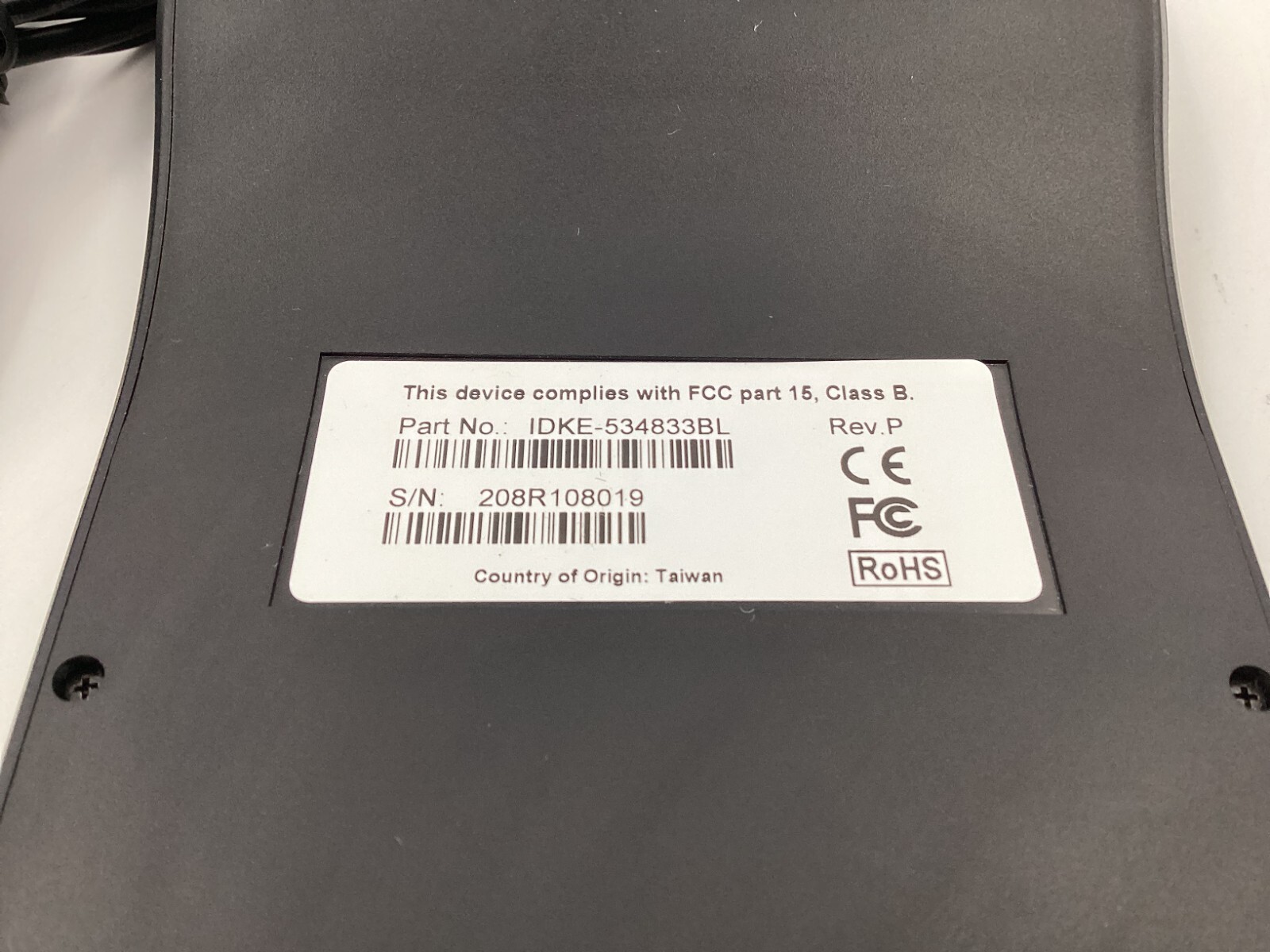 ID Tech SecureKey USB Numeric MSR Keypad IDKE-534833BL ❤️️✅❤️️✅❤️️✅❤️️✅