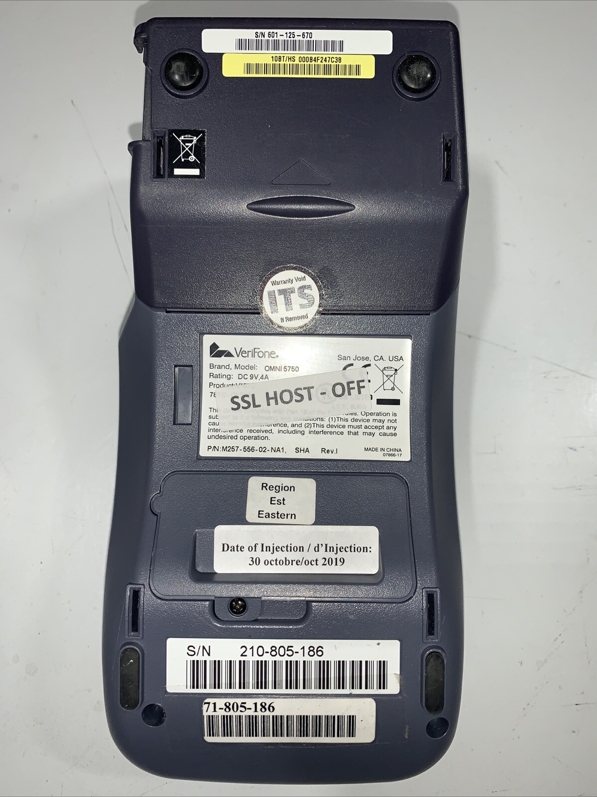 VeriFone VX570 Credit Card OMNI 5750 No Cords (Please Read Description)