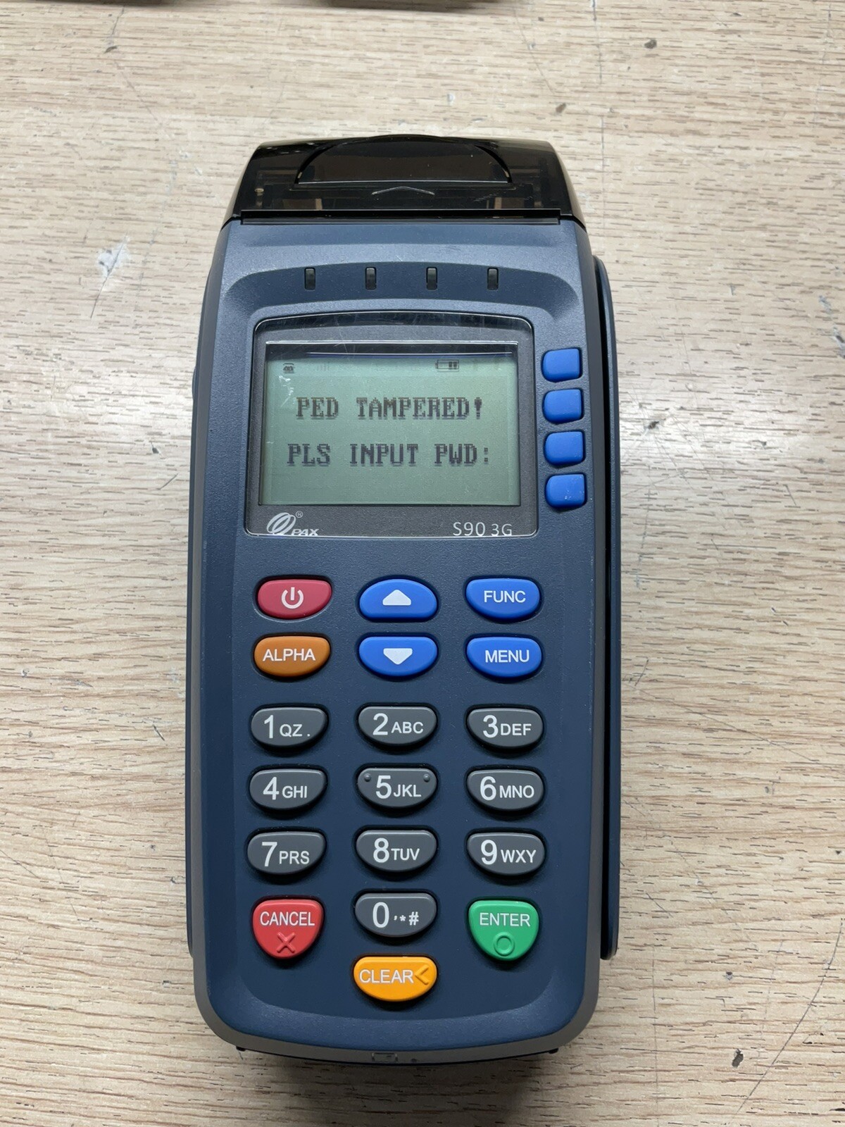 Pax S90 Blue 3G Mobile Credit Card Reader Payment Terminal/Lot Of 5 /FRA470