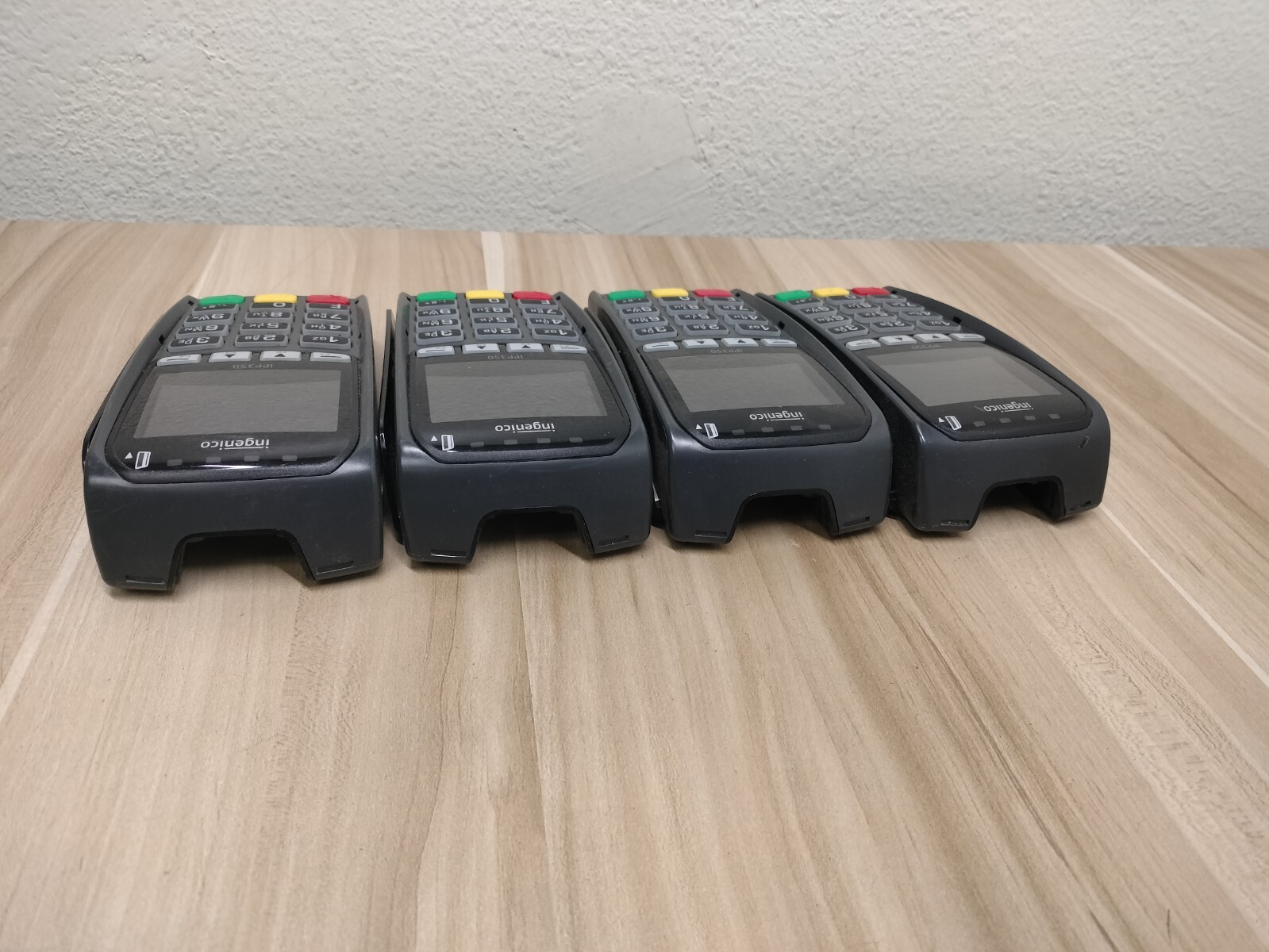 (LOT OF 4) Ingenico IPP350 Credit Card Terminal *NO USB CABLE*SOLD AS-IS*