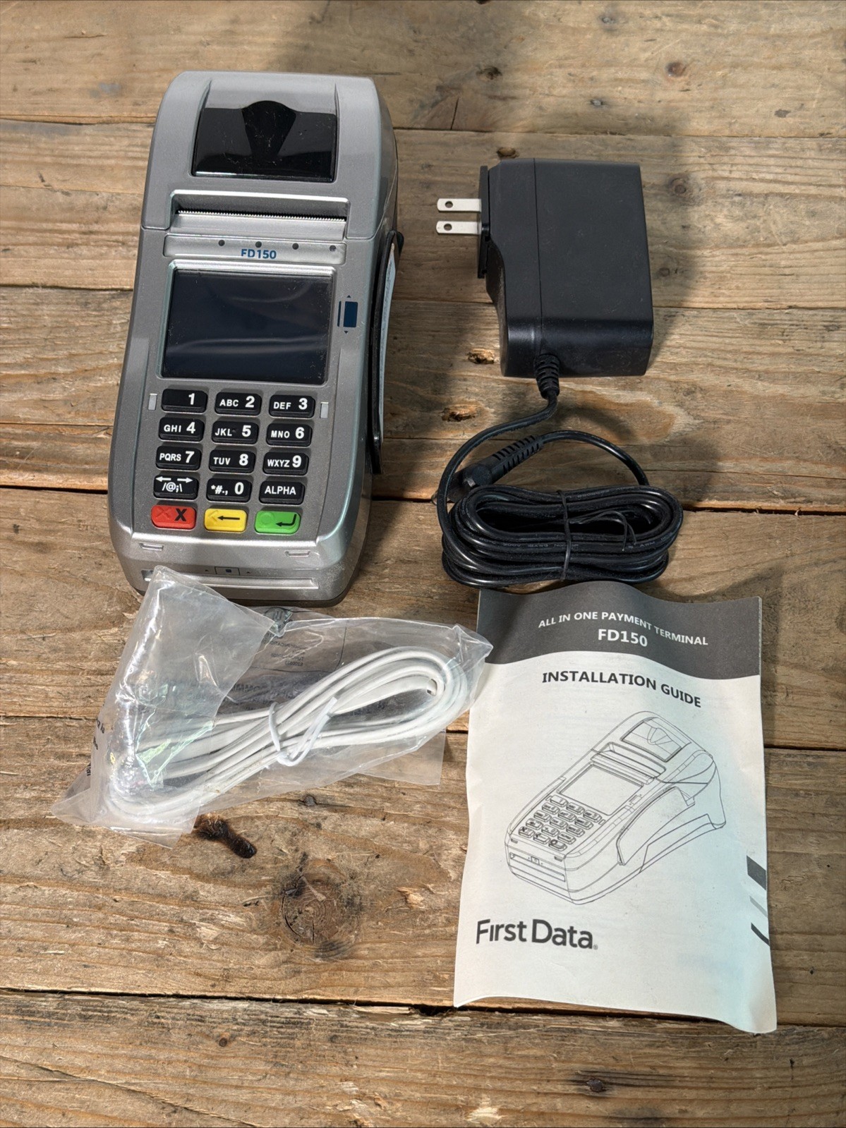 First Data FD150 Credit Card Terminal Untested