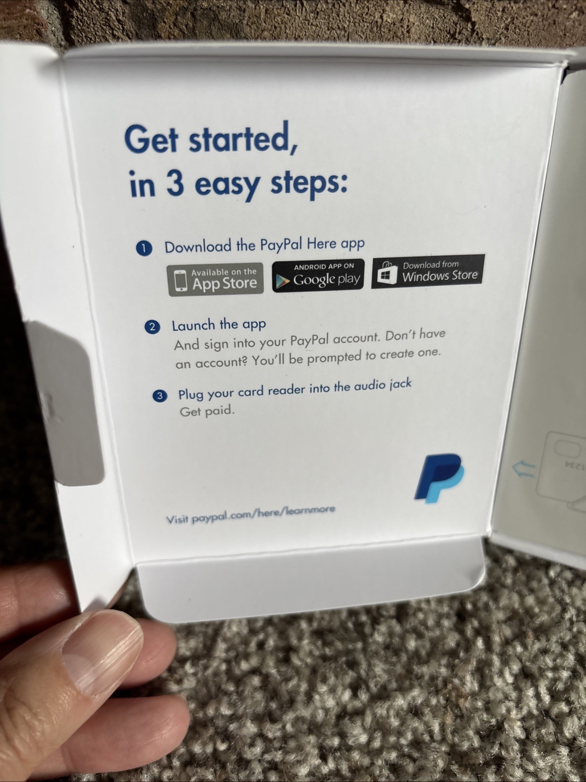 Paypal Mobile Card Reader Point Of Sale Device iOS/Android/Windows 2015