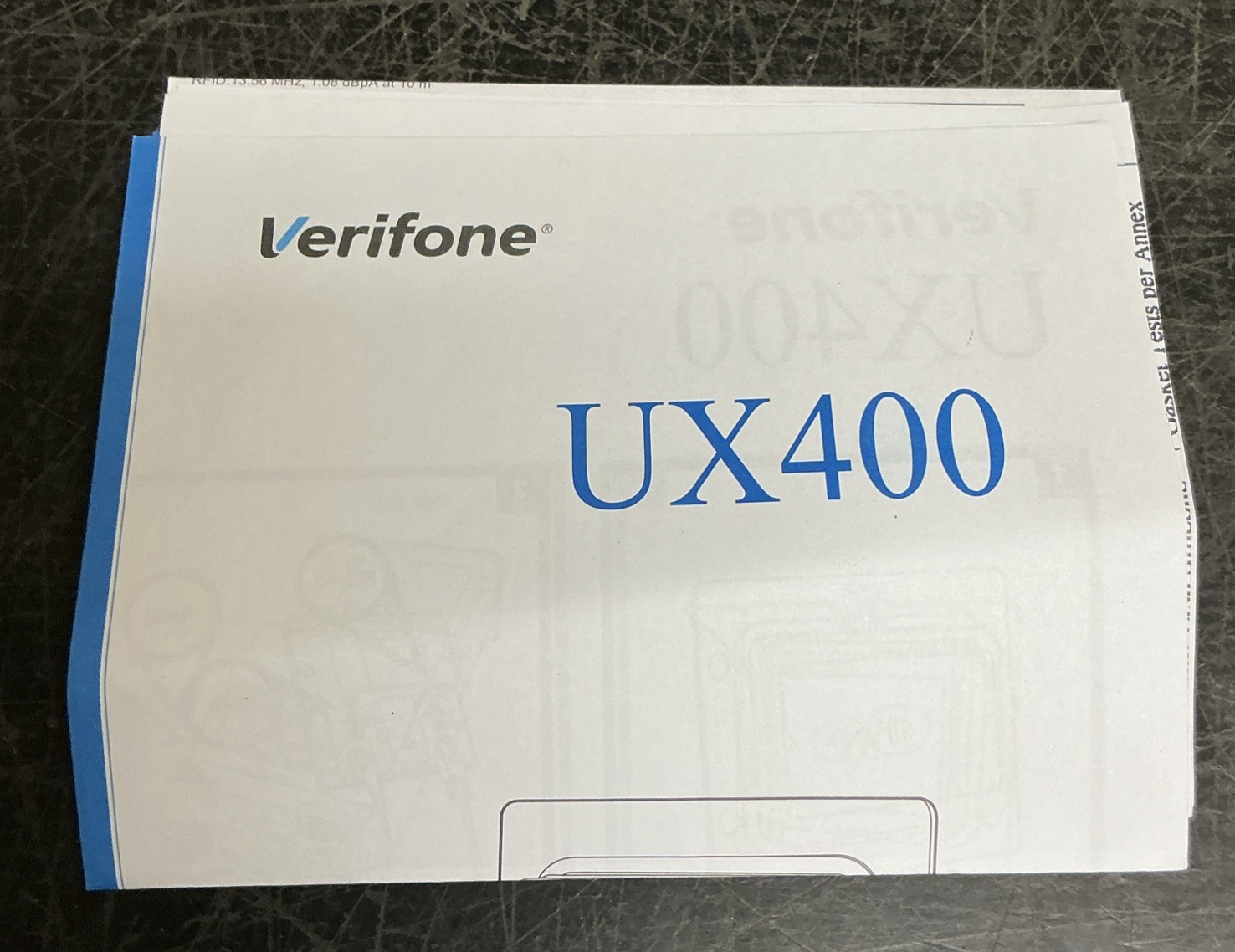 Verifone UX400 Contactless Card Reader | M159-400-100-WWB