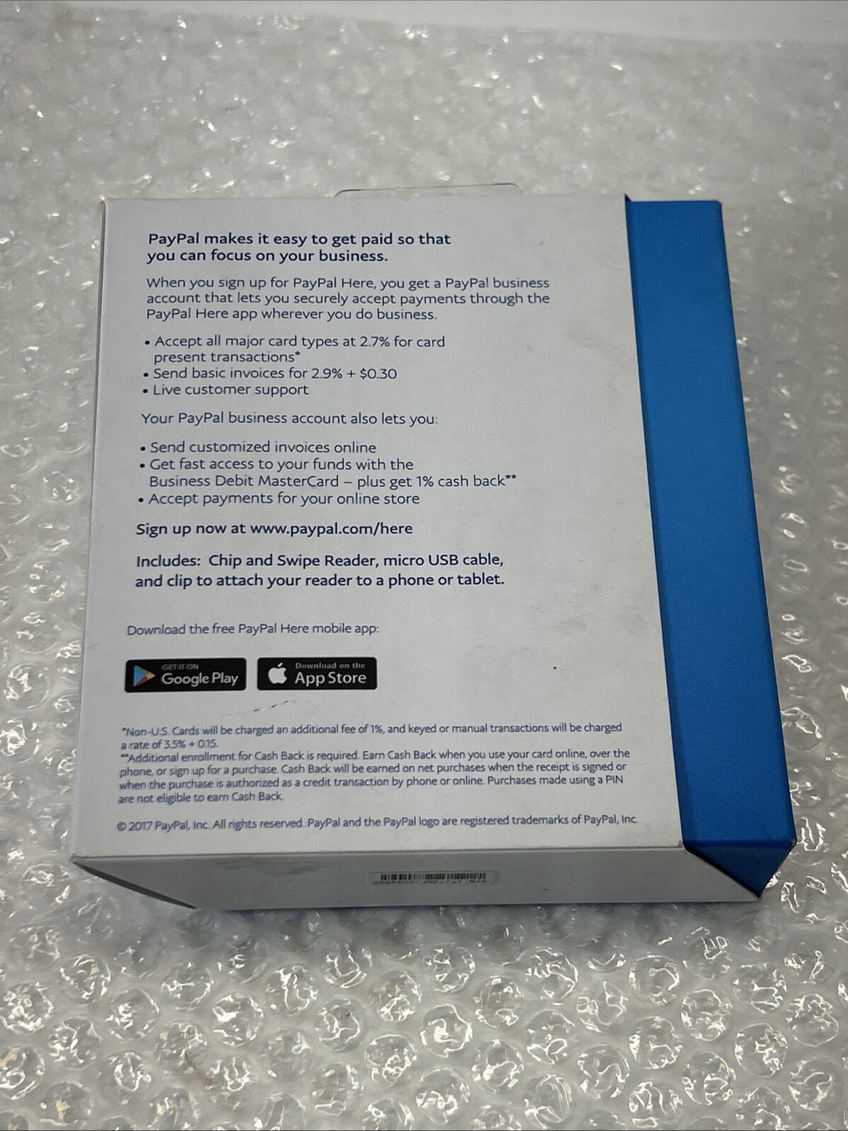 PayPal HERE Chip and Swipe Reader