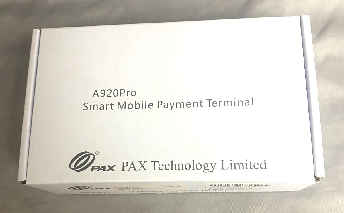 PAX A920 Pro Smart POS Payment Terminal A920Pro-0AW-RD5-32EA – Password Locked