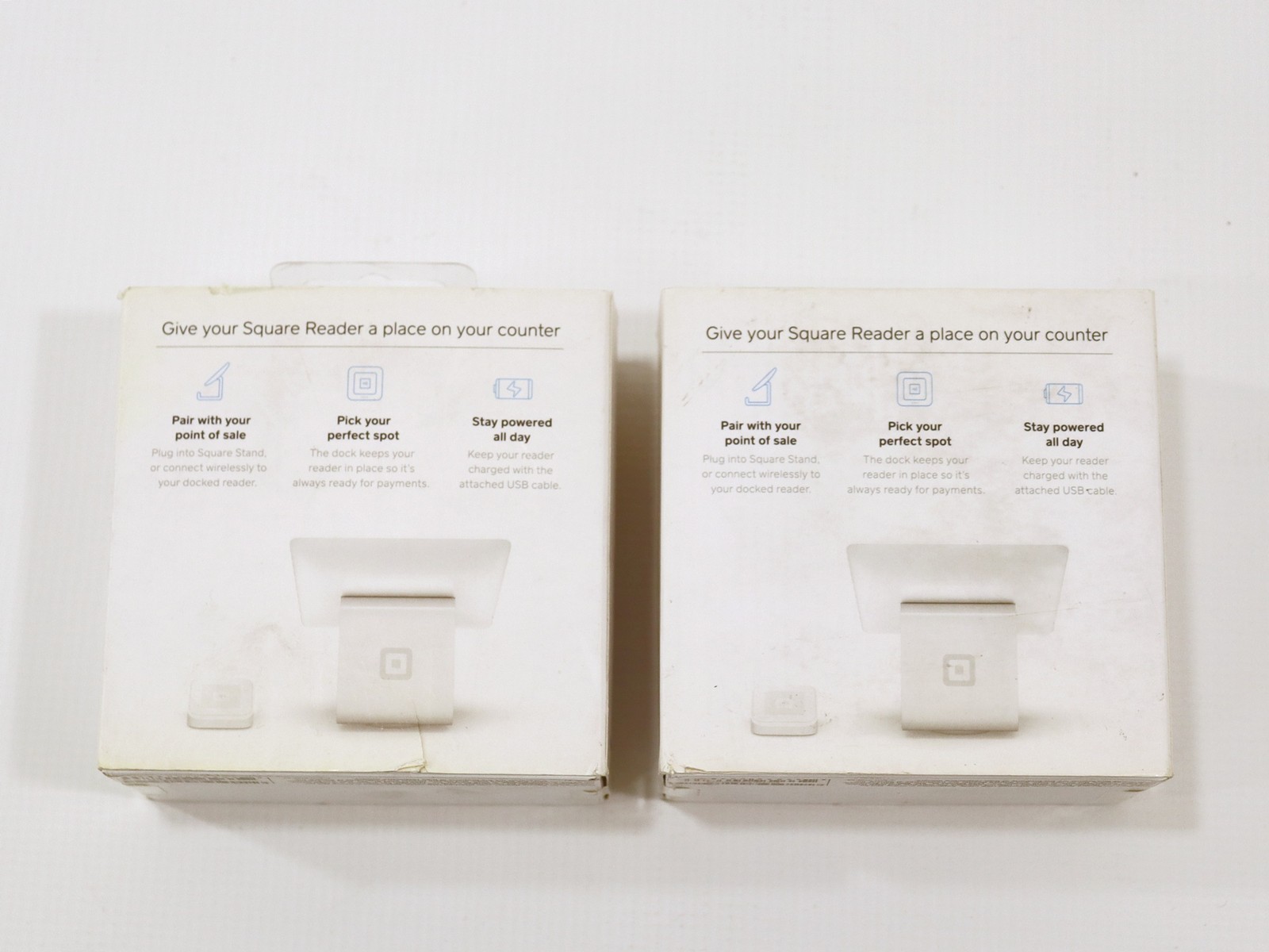 Dock for Square Reader for Square Contactless Chip Reader – lot of 2